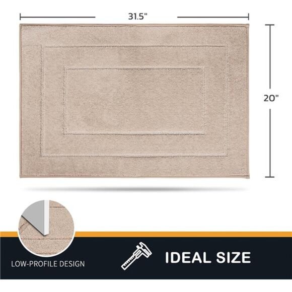Dirt Trapper Door Mat 20" x 31.5", Non-Slip/Skid Machine Washable Entryway Rug - Picture 2 of 7